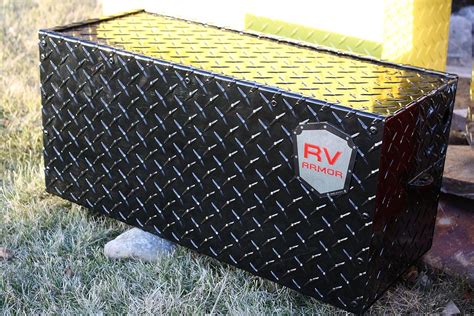 rv metal battery bank box|lockable battery box for rv.